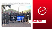 Imagen no muestra a "rebeldes sirios" con las banderas de Israel y el Estado Islámico