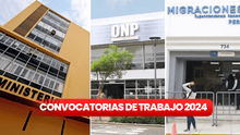 Convocatorias de trabajo del 2 hasta el 13 de diciembre en Lima, Cajamarca y Pasco con sueldos de hasta S/13.000