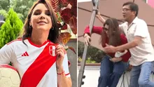 Alexandra Hörler sufrió accidente en programa en vivo: sombrilla cayó sobre ella