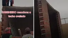 Ingeniero se sorprende al ver techo en forma de ‘U’ construido por obreros: "Lo barato sale caro"