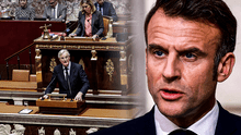 Diputados en Francia censuran al primer ministro Michel Barnier entre llamados a la dimisión de Emmanuel Macron