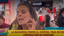 Alejandra Baigorria responde de forma peculiar a las críticas sobre su perfume: “Los que me chancaron”