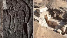 Arqueólogos en Egipto descubren puerta de un templo griego de 2.150 años de antigüedad perdido junto al río Nilo