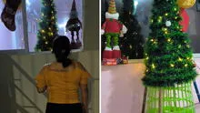 Peruano sorprende con insólito arbolito de Navidad y usuarios bromean: “No me va a tragar la pobreza”