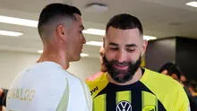 ¡Benzema le ganó el duelo a Cristiano Ronaldo! Al Ittihad derrotó 2-1 a Al Nassr por la Liga Saudí