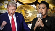 Justin Sun, el multimillonario chino que invirtió US$30 millones en el proyecto de criptomonedas de Donald Trump