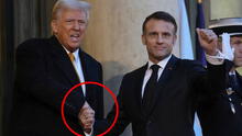 Trump y Macron protagonizan tenso apretón de manos durante la reapertura de la Catedral de Notre Dame