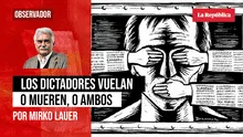 Los dictadores vuelan o mueren, o ambos, por Mirko Lauer