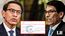 “Ya lo recibí”: esto dicen los chats que probarían la entrega de S/1,3 millón a Martín Vizcarra