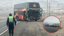 Pasajeros de bus interprovincial sufren dos accidentes en un mismo viaje cuando iban de Arequipa a Lima