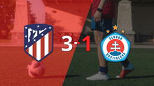 Resumen: Con dos goles de Antoine Griezmann, Atlético de Madrid venció a Slovan Bratislava