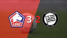 Resumen: Vibrante 3-2 en el triunfo de Lille sobre Sturm Graz