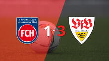 Resumen: Stuttgart domina a Heidenheim y le gana por 3 a 1