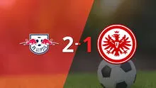 Resumen: Con la mínima diferencia, RB Leipzig venció a Eintracht Frankfurt por 2 a 1