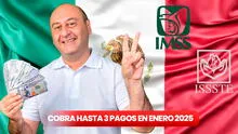 Pensión del IMSS e ISSSTE, triple pago en enero 2025: consulta AQUÍ si estás entre los jubilados beneficiados