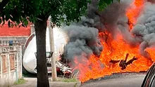 Avión privado se despistó en Argentina, impactó contra casas y se incendió: piloto y copiloto murieron