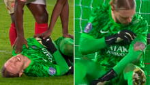 No bastó con Donnarumma: arquero suplente de PSG sufrió terrible pisotón en el brazo que le destrozó la ropa