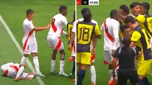 ¡Se fueron a los golpes! Jugadores de Perú y Ecuador protagonizan pelea que termina en 4 expulsados