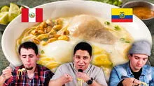 Youtubers comparan el sabor del tradicional caldo de gallina de Perú y Ecuador: “Es incomible”