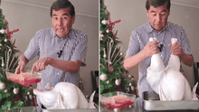 ¿Cuánto hielo tiene realmente el pavo de Navidad? Jaime Delgado descongela uno y expone el peso real en TikTok