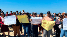 Ciudadanos de Lobitos y Cabo Blanco protestan luego de que PetroPerú anunciara que playas están 100% limpias