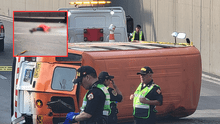 Choque de bus de la Nueva Estrella con auto en Puente Piedra deja un muerto y 10 heridos