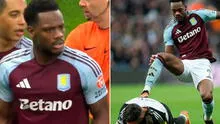 Jhon Durán, la 'joya' colombiana, es expulsado por terrible pisotón en el Aston Villa vs Newcastle