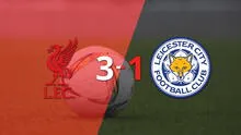 Resumen: Liverpool se impone con remontada 3-1 sobre Leicester City