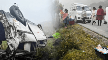 Combi cae a un abismo de 500 metros de profundidad y deja a una persona fallecida y varios heridos en Apurímac