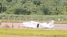 Avioneta aterriza de emergencia en Pucallpa por falla técnica y suspenden vuelos en aeropuerto