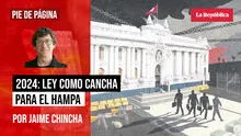 2024: ley como cancha para el hampa, por Jaime Chincha