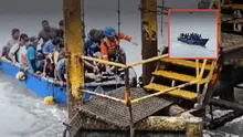 Tumbes: Marina de Guerra rescata a 30 pescadores atrapados durante 2 días en alta mar tras fuerte oleaje