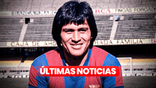 Murió Hugo Sotil: últimas noticias del recordado ídolo del fútbol peruano y del Barcelona