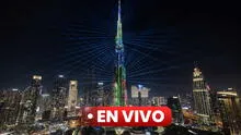 Año nuevo 2025 EN VIVO, cuenta regresiva: Dubai celebra con increíbles fuegos artificiales en el Burj Khalifa