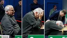 Vasili Ivanchuk, leyenda viva del ajedrez, rompió en llanto tras perder por tiempo en Mundial de partidas blitz