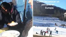 Familia peruana sorprende al llevar su olla de comida a la nieve en Europa: "No hay de qué avergonzarse"