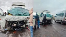 Accidente en Puno deja 3 fallecidos y cerca de 10 heridos tras choque de combi y camioneta en carretera Juliaca-Azángaro