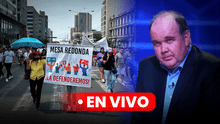 Marcha contra López Aliaga HOY, EN VIVO: comerciantes de Mesa Redonda cierran av. Abancay en protesta