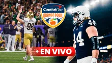 Notre Dame vs Penn State EN VIVO, Orange Bowl 2025: hora, dónde ver y minuto a minuto por semifinales NCAA