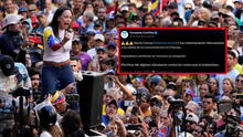 María Corina Machado es agredida violentamente a su salida de Chacao: régimen de Maduro habrían disparado contra vehículos