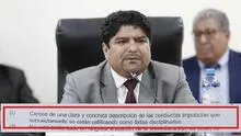 Jorge Torres Saravia: comisión ad hoc del Congreso concluyó que no es posible seguir con proceso disciplinario