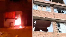 Vecinos de El Porvenir lanzan bomba molotov en vivienda de policía que disparó a hombre en Trujillo