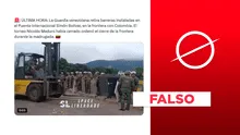 Video no muestra la reapertura del Puente Internacional Simón Bolívar por desacato militar en Venezuela