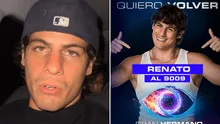 Renato Rossini Jr. buscará volver a 'Gran hermano' tras polémica eliminación: "Gracias por el apoyo"