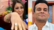 Karla Tarazona confiesa que Christian Domínguez le regaló un lujoso anillo en su viaje a Panamá: “Es hermoso y está guardado”