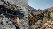 Tren se descarrila y deja un fallecido y un herido tras caer a barranco en Arequipa