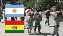 Argentinos cruzan frontera con Bolivia para comprar productos y alimentos a bajos precios por crisis: "Está todo muy barato, sí conviene venir"