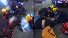 Triple choque en av. Wilson: dos heridos dejó accidente entre dos autos y una motocicleta en el Cercado de Lima