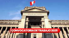 Poder Judicial abre convocatoria de trabajo para abogados, economistas, ingenieros y más profesionales en varias regiones del Perú