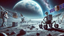 China alista robots con IA para explorar la Luna en 2028 y liderar la carrera espacial frente a Estados Unidos